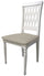 Lot de 2 housses de chaise extensibles en polyester tendance crème