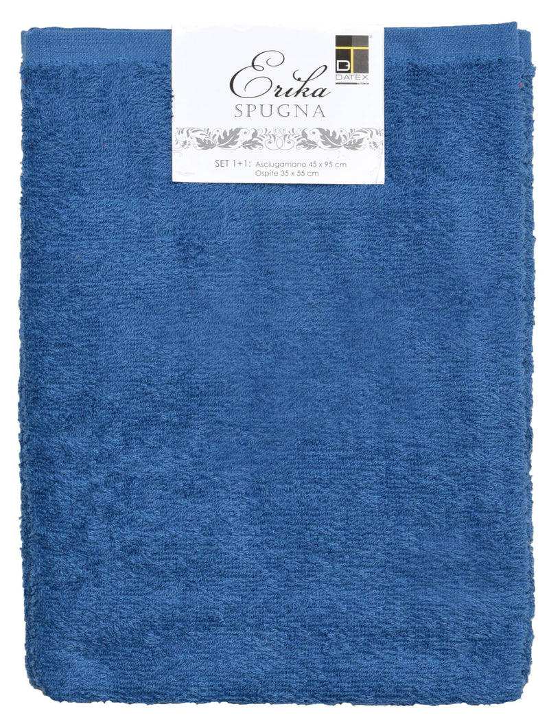 Set Spugna Asciugamani Ospite + Salvietta Avio