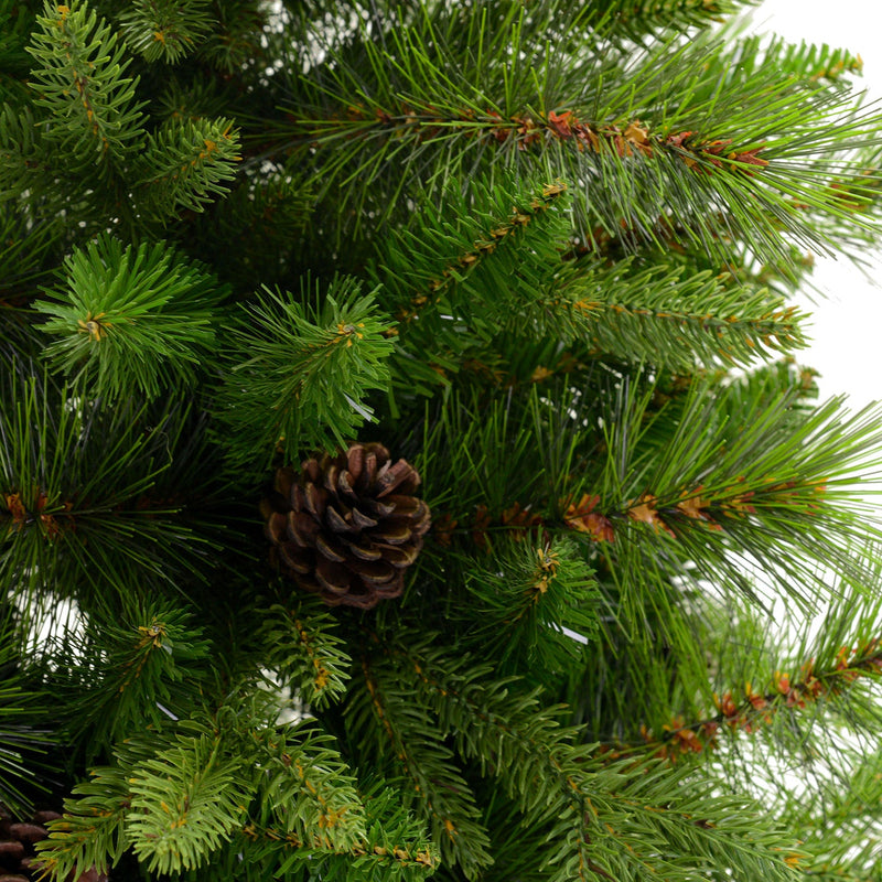 Albero di Natale Artificiale Con Pigne Adami Sinai Verde Varie Misure