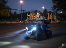 Mini Quad Elettrico per Bambini 6V Kid Go Deluxe Blu