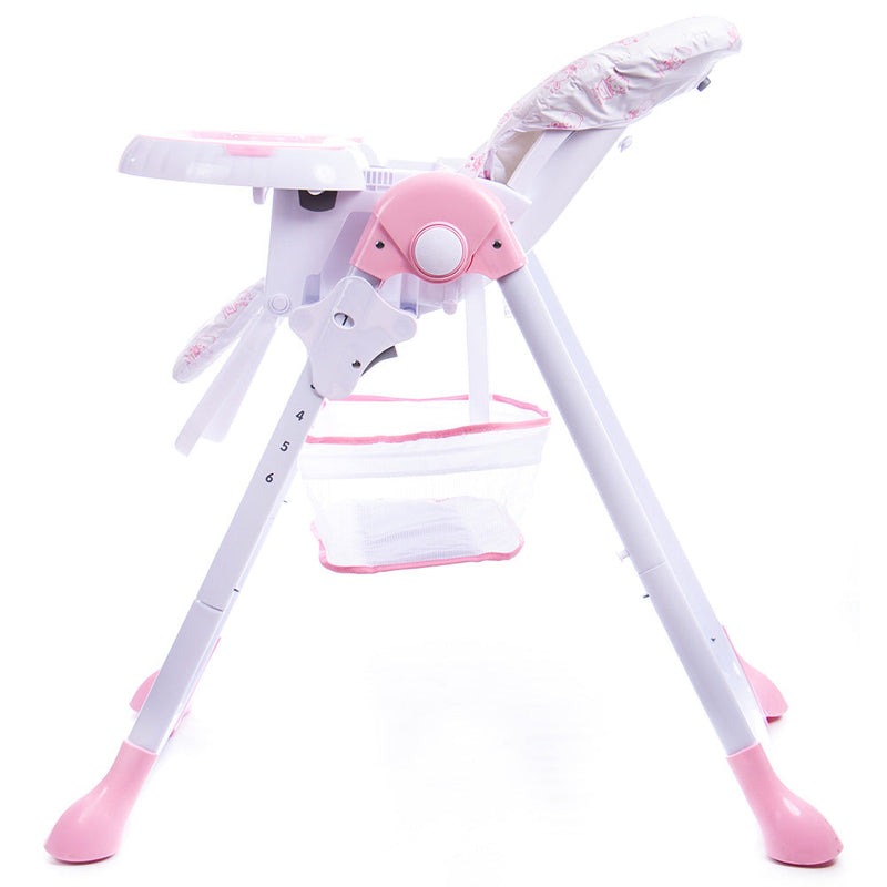 Seggiolone per Bambini 6 Altezze Trupia Yayo Rosa