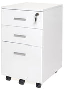 Cassettiera da Ufficio 3 Cassetti Chest Bianca
