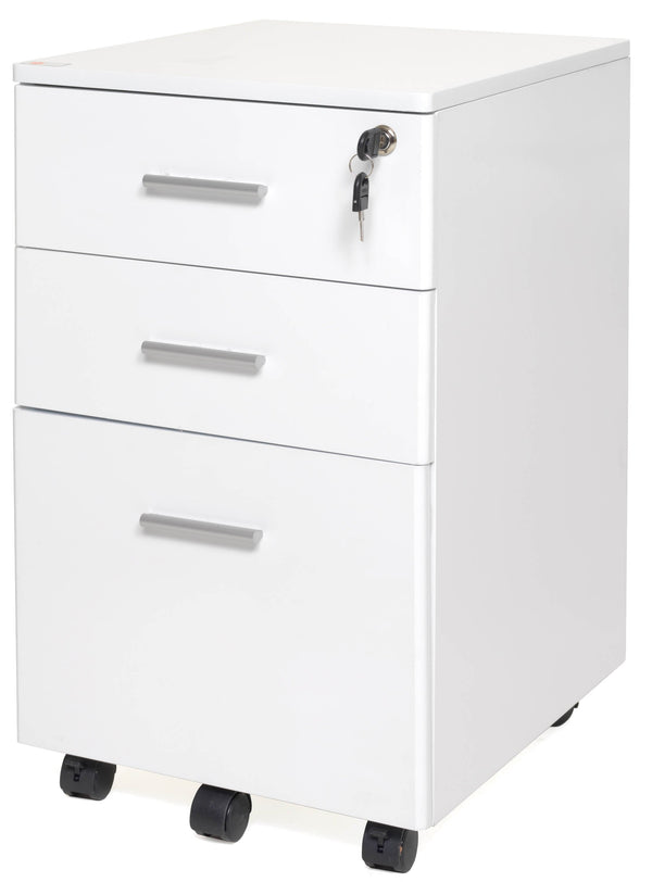 Commode de Bureau 3 Tiroirs Blanc online