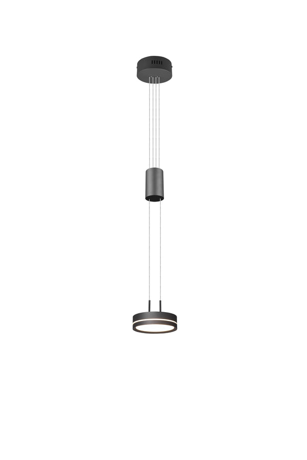 sconto Suspension d'intérieur LED en aluminium anthracite