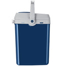 Frigorifero Elettrico Portatile 32 Litri Caldo e Freddo 44x32x44,7 cm Spina 230V e 12V in PP+PU Blu      