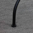 Tavolino tondo da Giardino 55x71 cm Ripiano in Ceramica con Mosaico Lucido