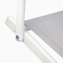 Lettino Prendisole da Giardino 181x60xH39 cm in alluminio bianco ghiaccio Bagnino