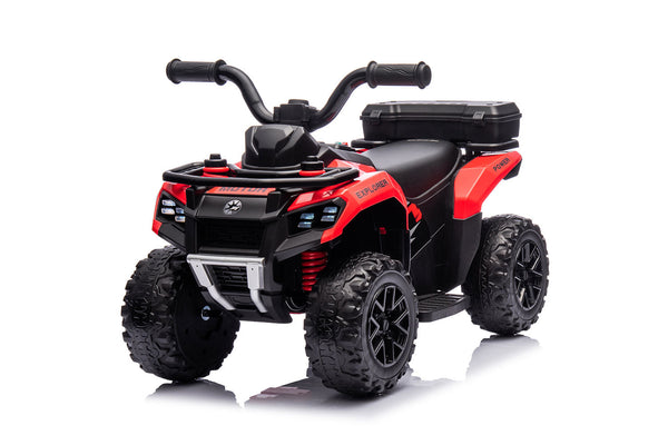 prezzo Quad Elettrico per Bambini Safari 6V con Bauletto Posteriore Rosso