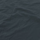 Copripiumino con Sacco e Federe Linea Water Washed Grigio Scuro