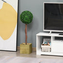 Alberello Bosso Artificiale H87 cm con Vaso Verde