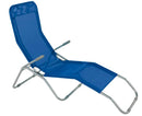 Sdraio da Giardino 190x57x99 cm in Alluminio Royal Blue