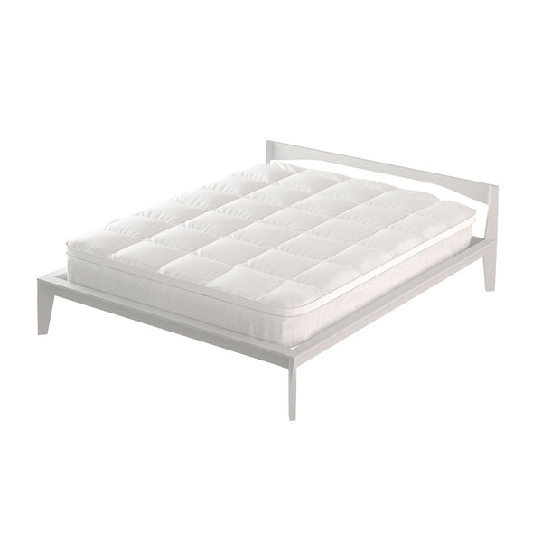Surmatelas matelassé 800 g/m² avec bande de protection Morfeo blanche différentes tailles prezzo