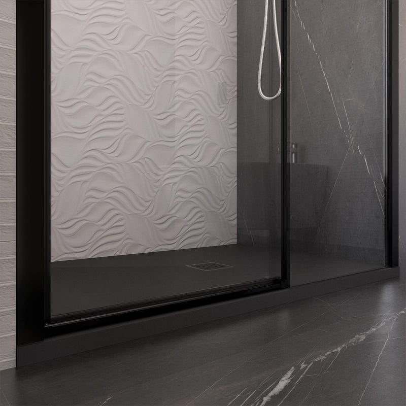 Box Doccia 3 Lati 2 Ante Scorrevoli in Cristallo Trasparente 6mm H195 Bonussi Eliane Varie Misure