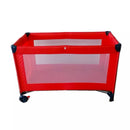 Lettino da Viaggio Rettangolare con Barriere Trupia Baby Player Rosso