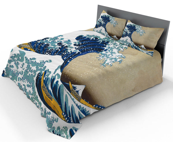 Parure de lit double et taies d'oreiller avec imprimé prezzo