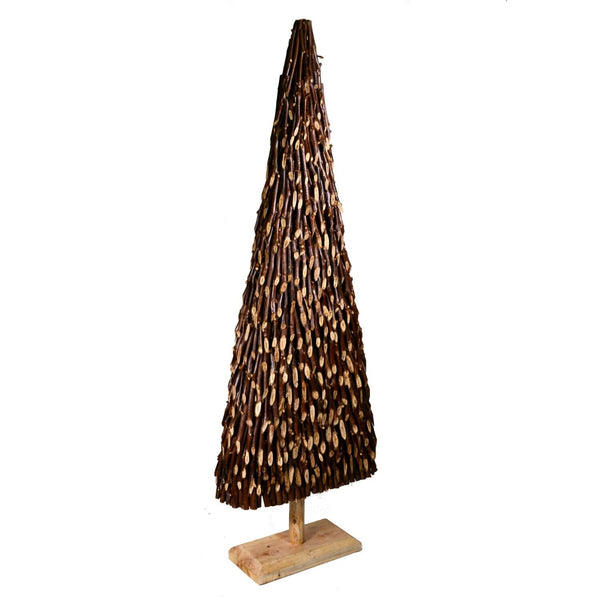 acquista Sapin de Noël en bois H170cm Adami Marron