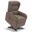 Poltrona Alzapersona Elettrica 71x79x106 cm in Tessuto Bilbao Fango