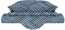 Copripiumino con Federe Stampato in Microfibra City Life Blue Varie Misure
