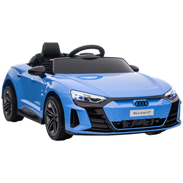 prezzo Macchina Elettrica per Bambini Licenza Audi RS con Telecomando Blu e Nero