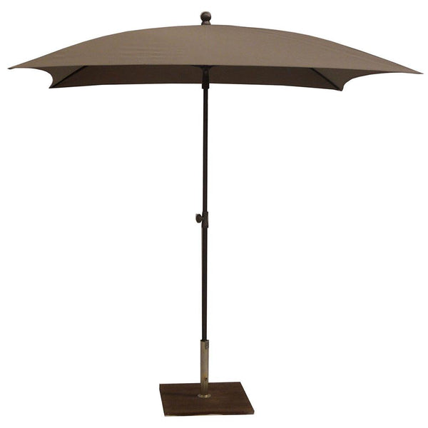 acquista Parasol de jardin 200x200 cm mât en acier Ø27 mm Maffei Kronos Tortora