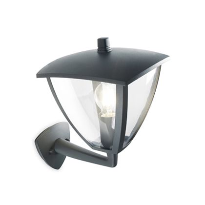 sconto Applique d'extérieur E27 en aluminium Sovil gris