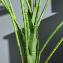 Pianta Artificiale Monstera H85 cm con Vaso Verde
