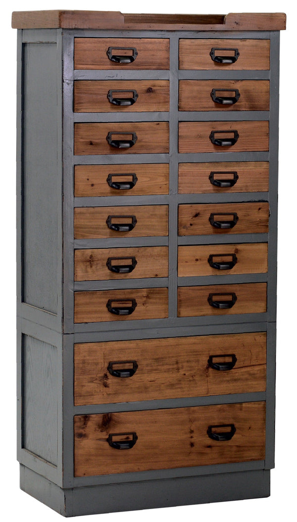 Commode 16 tiroirs en bois de cèdre sconto