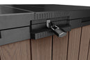 Baule da Esterno Keter Darwin Store-it-Out 140x80x120 cm in Evothech+ Marrone 
