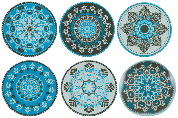 prezzo Lot de 6 sets de table ronds en métal Ø33 cm VdE Tivoli 1996 Cala Jondal