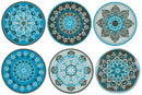 Set 6 Sottopiatti Tondi in Metallo Ø33 cm Villa d'Este Home Tivoli Cala Jondal