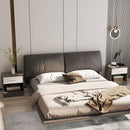 Set 2 Comodini con Cassetto e Ripiano Aperto 39x28x41 cm in Legno Bianco e Grigio Scuro   