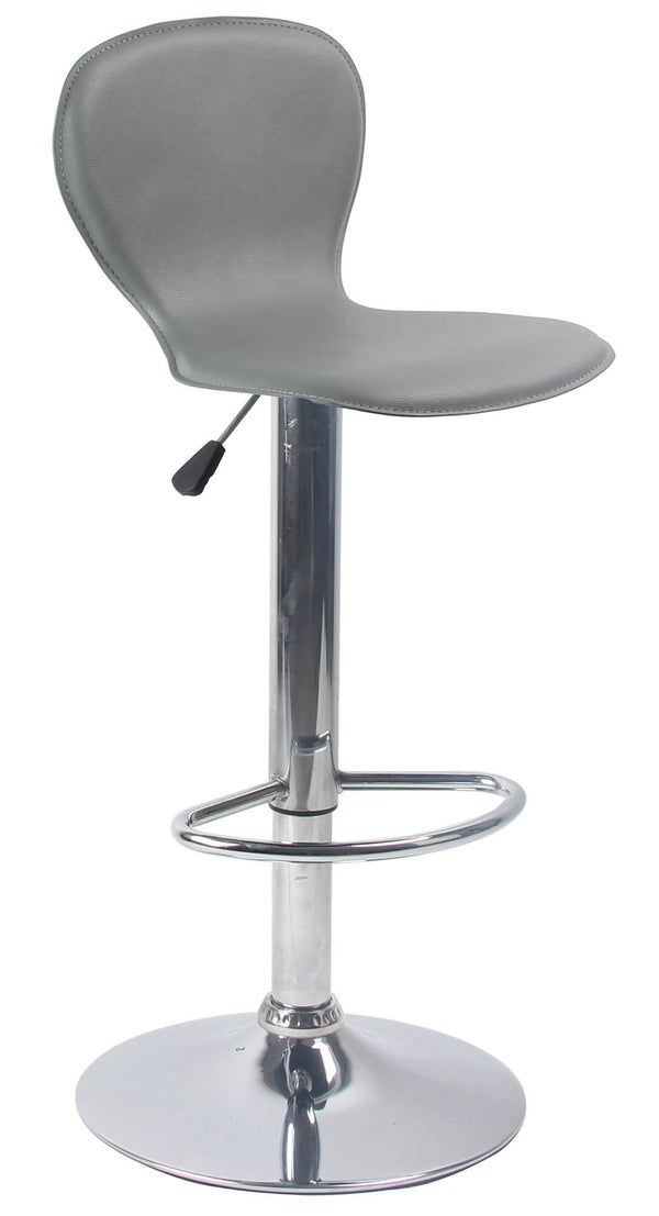 prezzo Tabouret Motti Orlando gris avec vérin à gaz et siège pivotant en similicuir