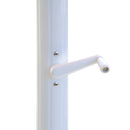 Ombrellone Telescopico da Giardino in Alluminio 4X4m con Manovella Vorghini ConTract Bianco e Tortora