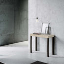 Consolle Allungabile 90-300x40x77 cm Everyday Cashmere Telaio Antracite 