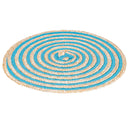 Set 4 Tovagliette Ø38 cm  in Paglia e Carta VdE Tivoli 1996 Spiral