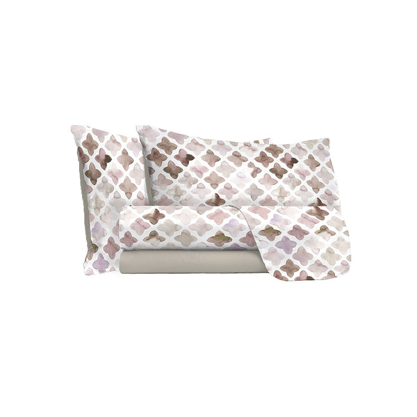 Ensemble de draps et taies d'oreiller en microfibre Florence différentes tailles online