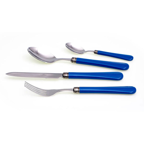 Ménagère de Service 24 Pièces en Acier Inoxydable Bleu Rivadossi Sandro Giulietta sconto