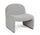 Fauteuil de salon Babila 71x69x72,5 cm en Bouclé Gris