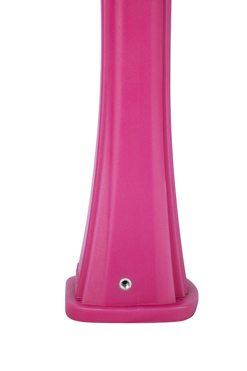 Doccia Solare da Giardino 28L Miscelatore e Lavapiedi Rosa