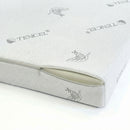 Topper Memory Con Fodera in Poliestere e Tencel Bianco Varie Misure