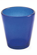 Set 6 Bicchieri Ø9x10 cm in Vetro Soffiato Villa d'Este Home Tivoli Cancun Blu