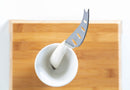 Kit Aperitivo Tagliere Legno Scuro 27,3x20,7x4,5 cm con Accessori