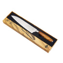 Coltello Cuoco 34,5 cm con Manico in Legno di Olivo