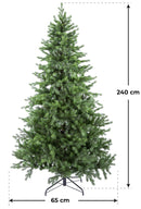 Albero di Natale Artificiale Adami Monte Saccarello Verde Varie Misure