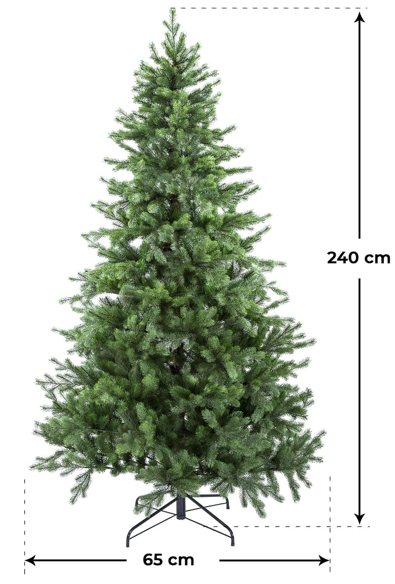Albero di Natale Artificiale Adami Monte Saccarello Verde Varie Misure