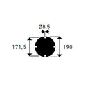 Doccia da Giardino Doppia 2 Temporizzatori e Lavapiedi ATI Docce MUL-2P Inox Anodizzato