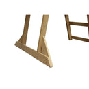 Scivolo da Giardino 262x60x183cm Certificato Fsc in Legno Giallo      