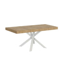 Tavolo Allungabile 90/194x90x77 cm Clerk Premium Quercia Natura
