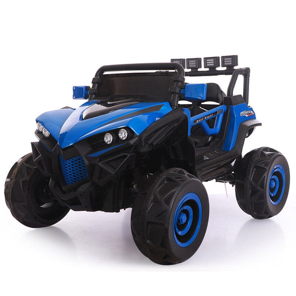Voiture Electrique Enfant 2 Places 12V Kidfun Off-Road 4x4 Bleu prezzo