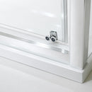 Box Doccia Angolare 2 Ante Scorrevoli In Cristallo Opaco 6mm H185 Fosterberg Kolding Duo Varie Misure